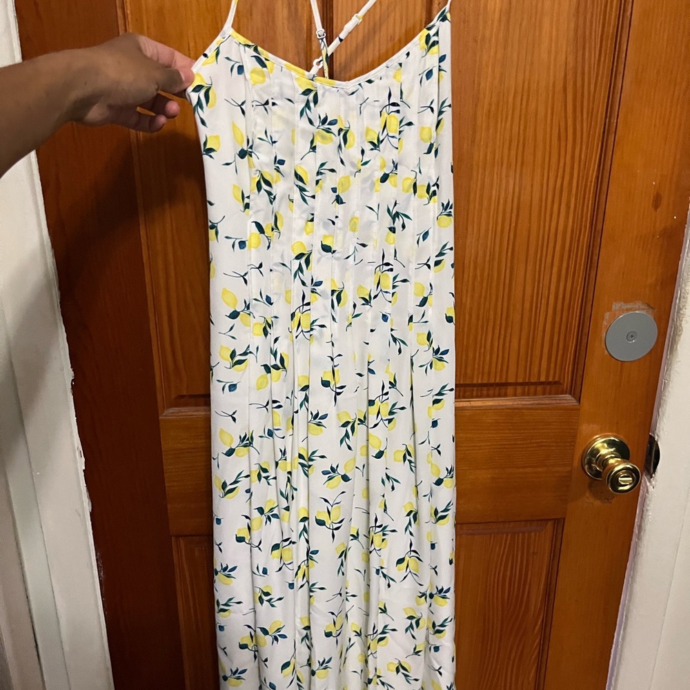Banana Republic Lemon Patterned Dress